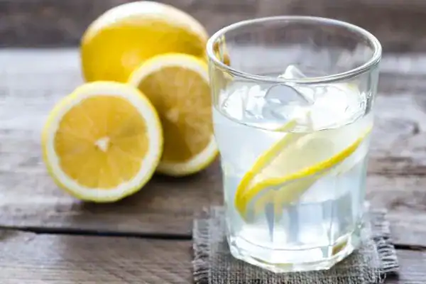 Image of lemon water to aid hydration Banstead