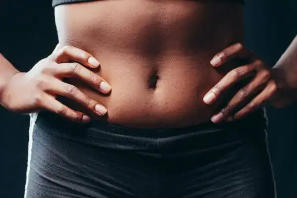 Image of a toned stomach after non surgical treatment Banstead